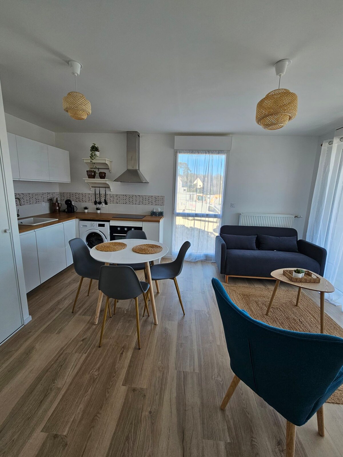 Appartement T2,neuf, vue sur mer