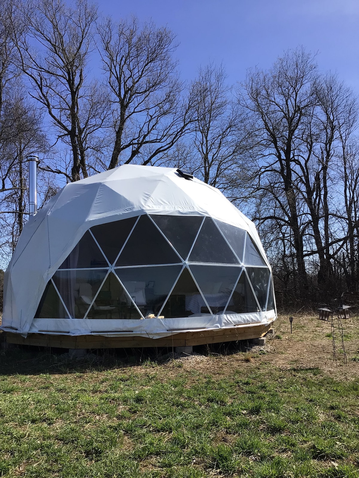 Dome on Peaceful Lavendar Farm