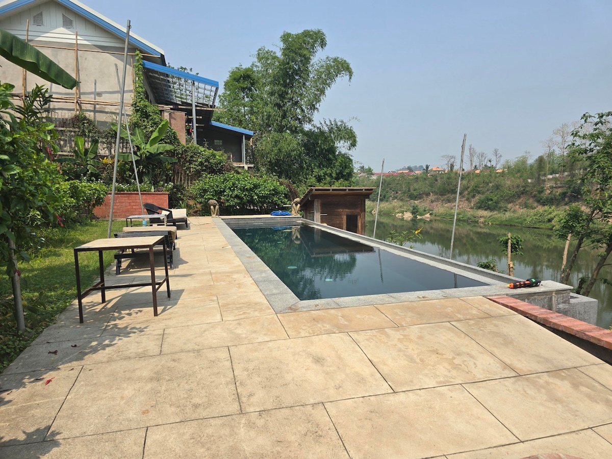 #5 Zen Residence Laos Appartement meublé, piscine.