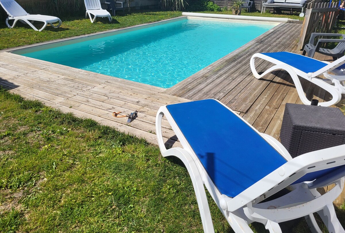 maison familiale avec piscine