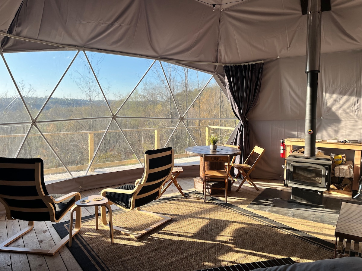 Off Grid Dome, Laurel Highlands PA