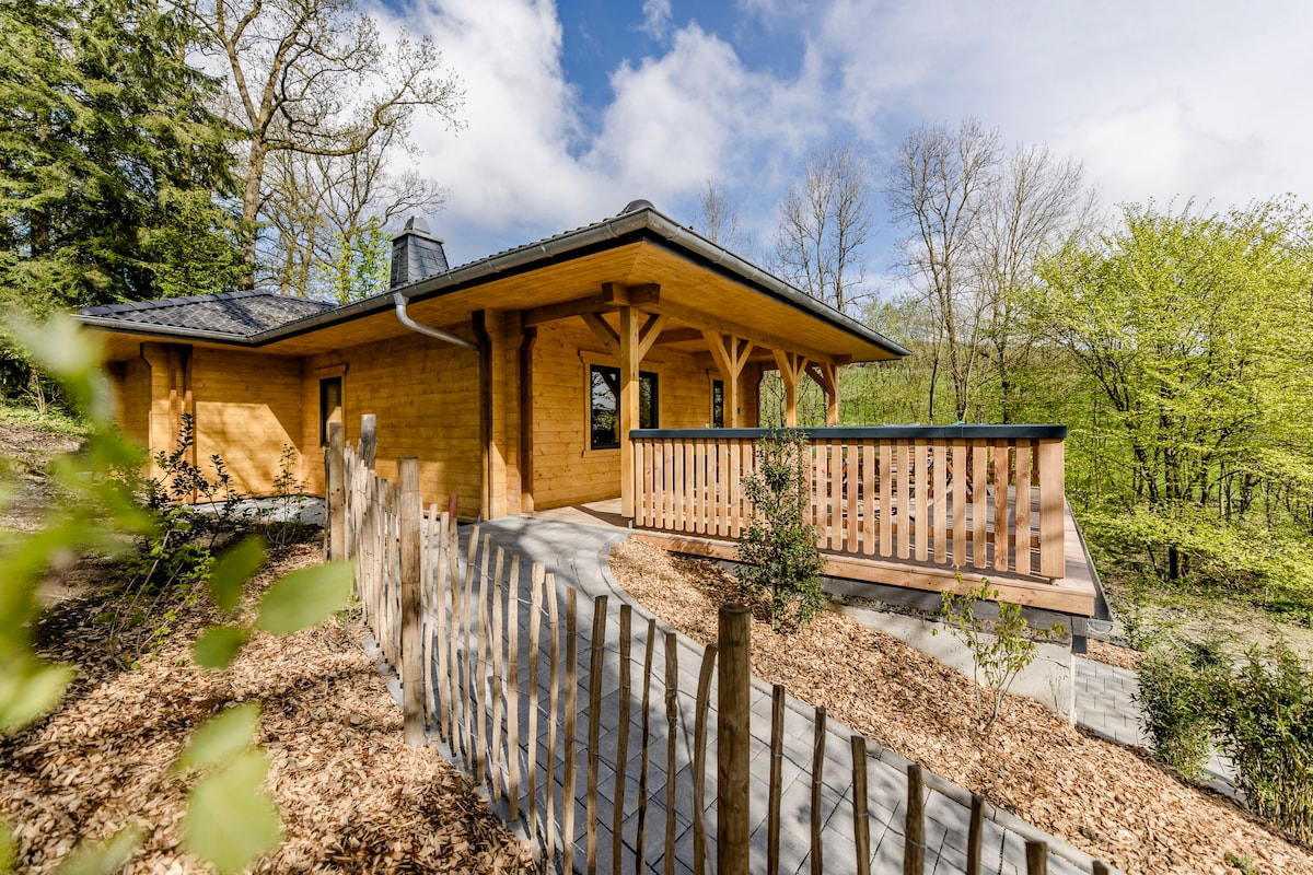 Blockhaus BergesGlück II ，森林，壁炉， Sauerland