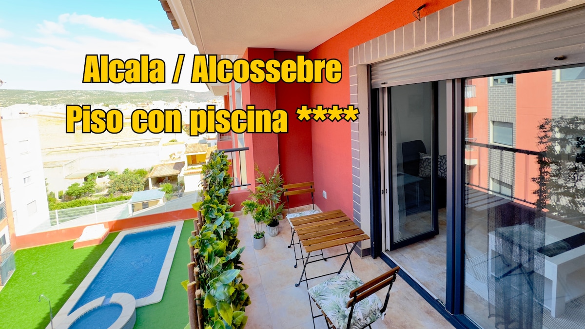 Apartment with Pool in Alcala: Wifi, Comfort