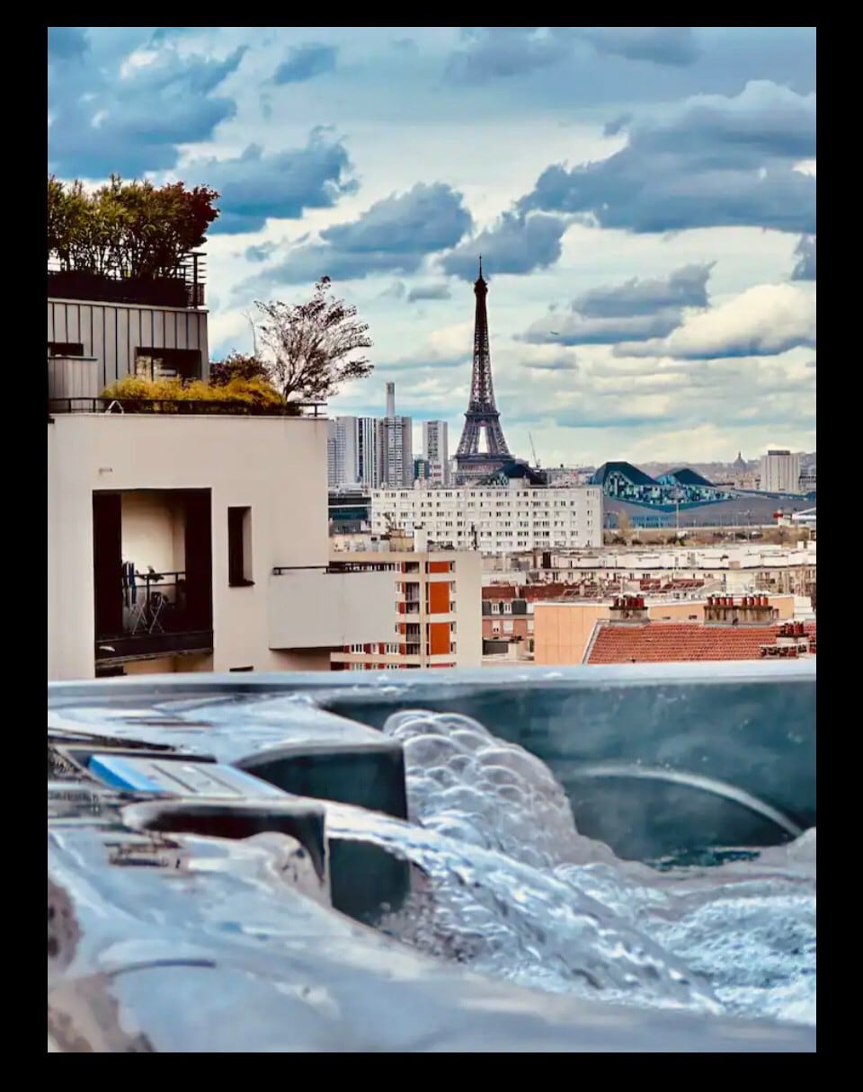 2 chambres privées - Tour Eiffel - Jacuzzi