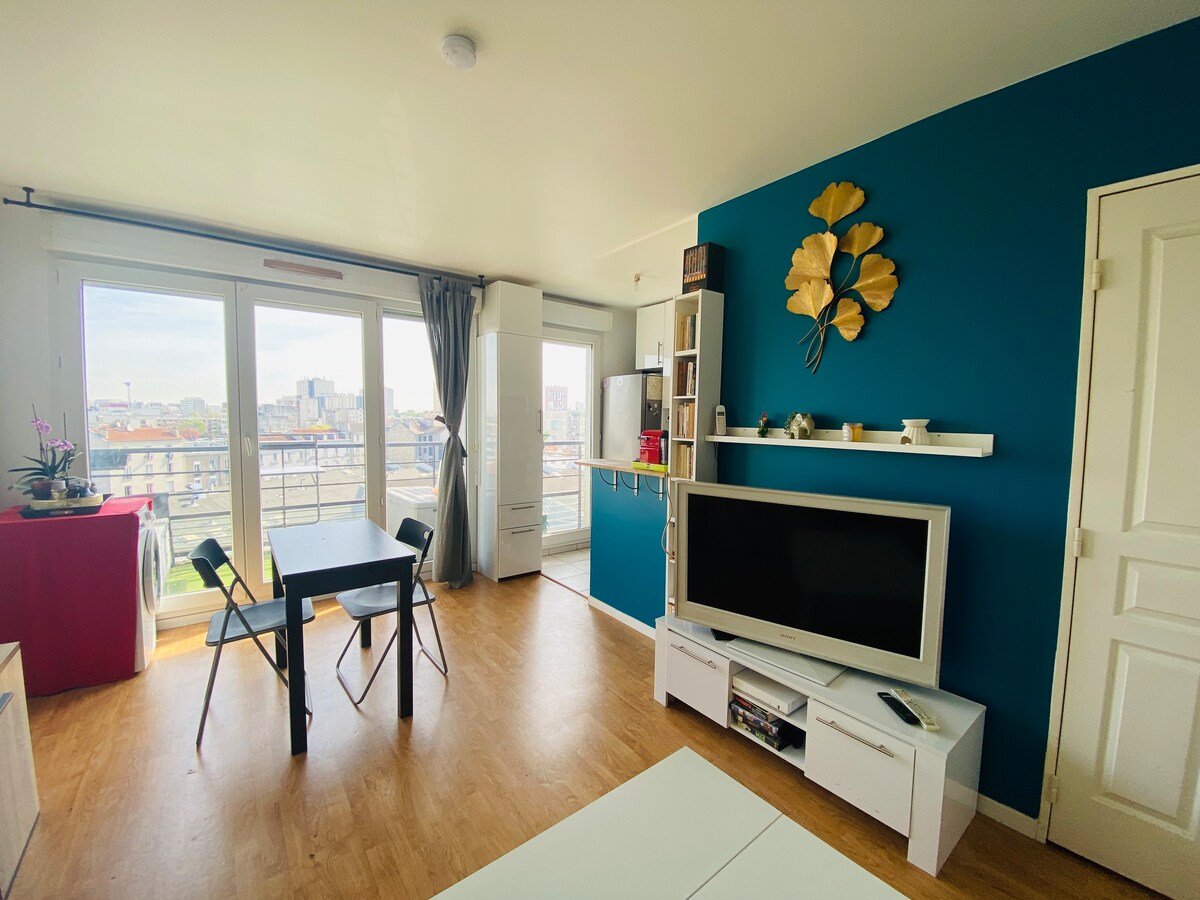 Appartement avec parking proche Paris 19ème