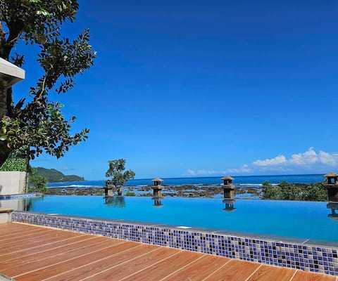 Beach House w/ Infinity Pool 5 AC Rooms Unlipax