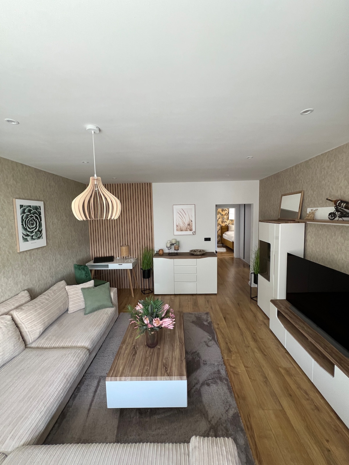 Prievidza新装修的2间客房公寓。