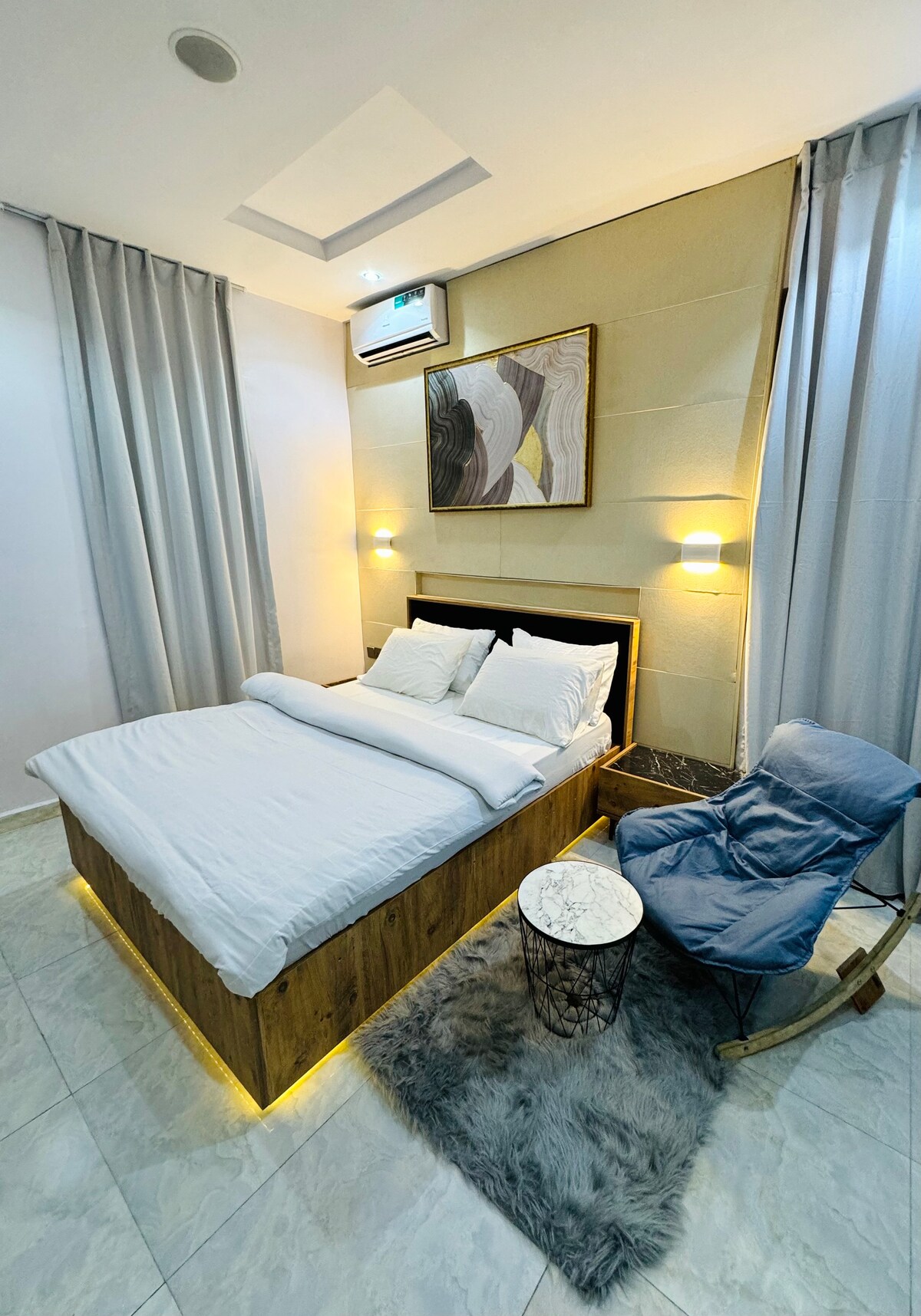 银色-私人1室+休息室和厨房公寓Lekki