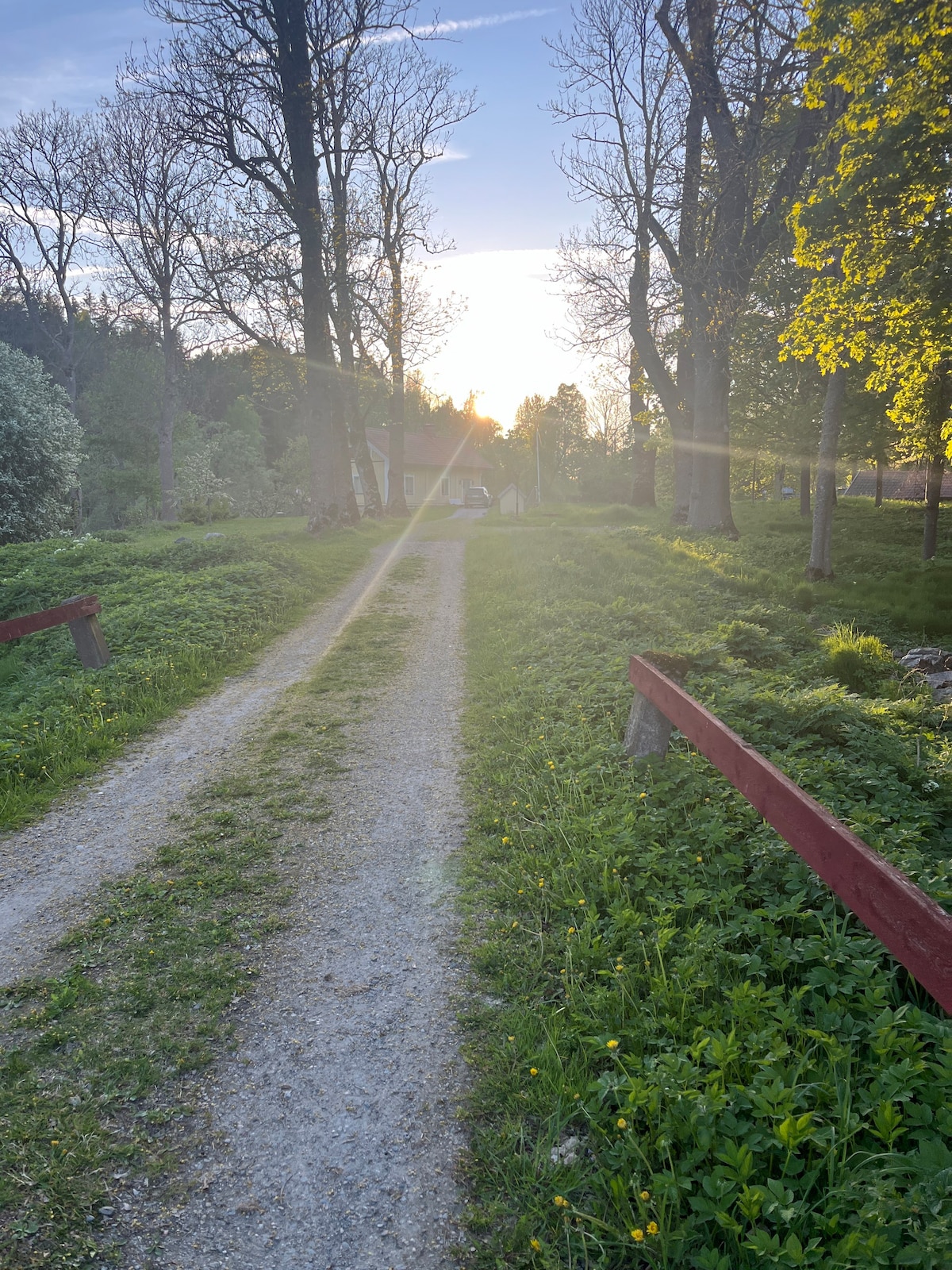 Friliggande villa på herrgård