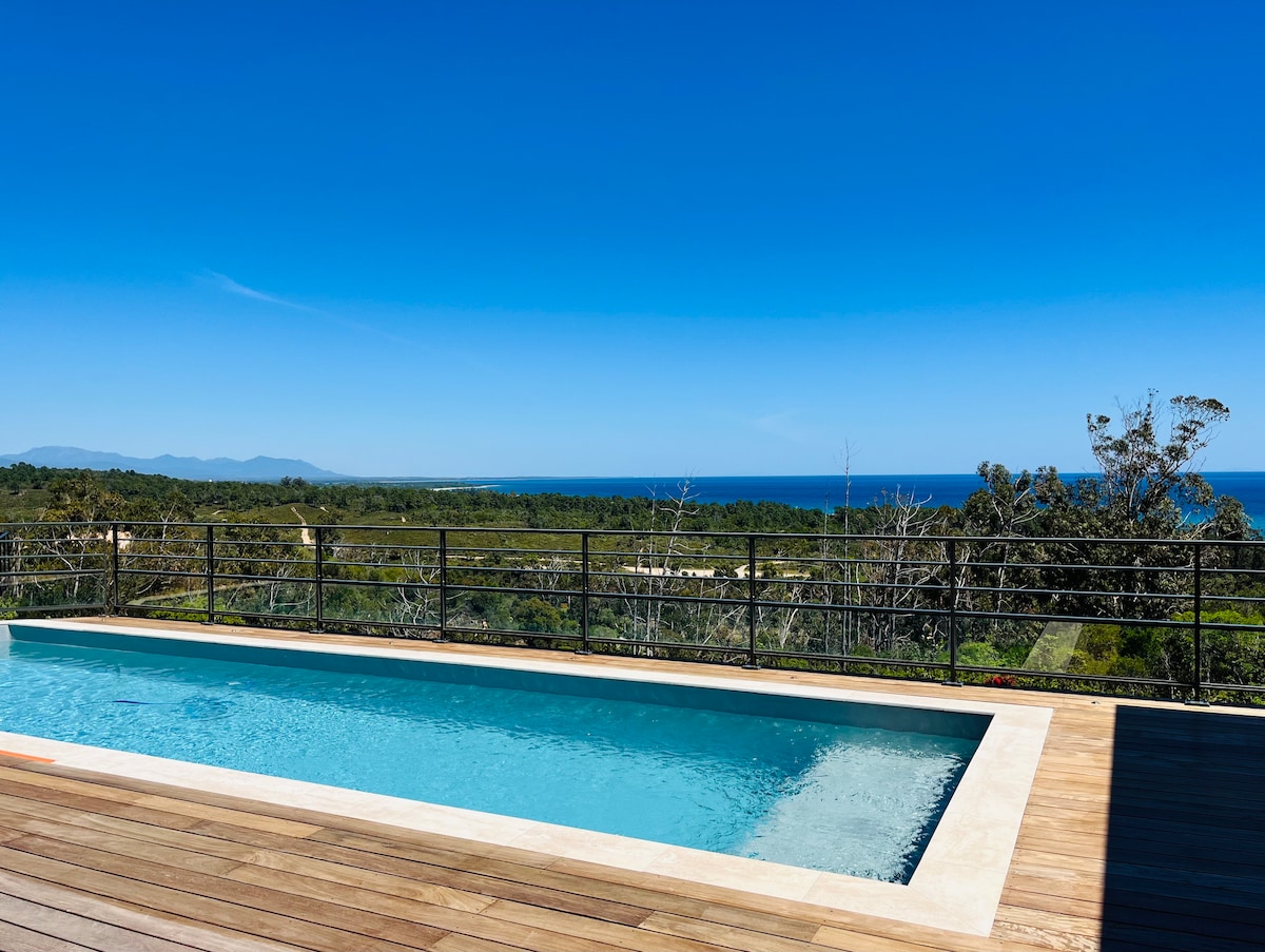 Casa Minà, magnificient Sea view -Solenzara-