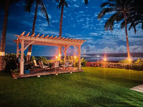 5 bedroom oceanfront home + Spa!