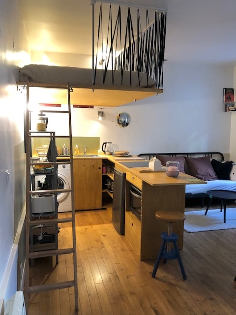 Studio cosy sur jolie cour privée au calme