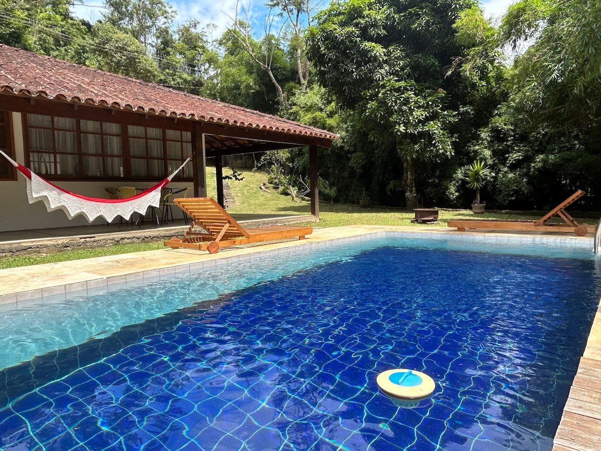 Casa Frui Vita Lumiar -泳池和Beira de Riacho