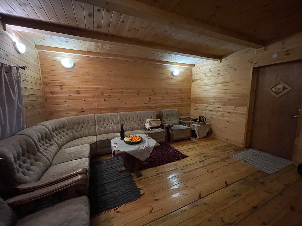 Classic Latvian Sauna and Hot Tub in a quiet place
