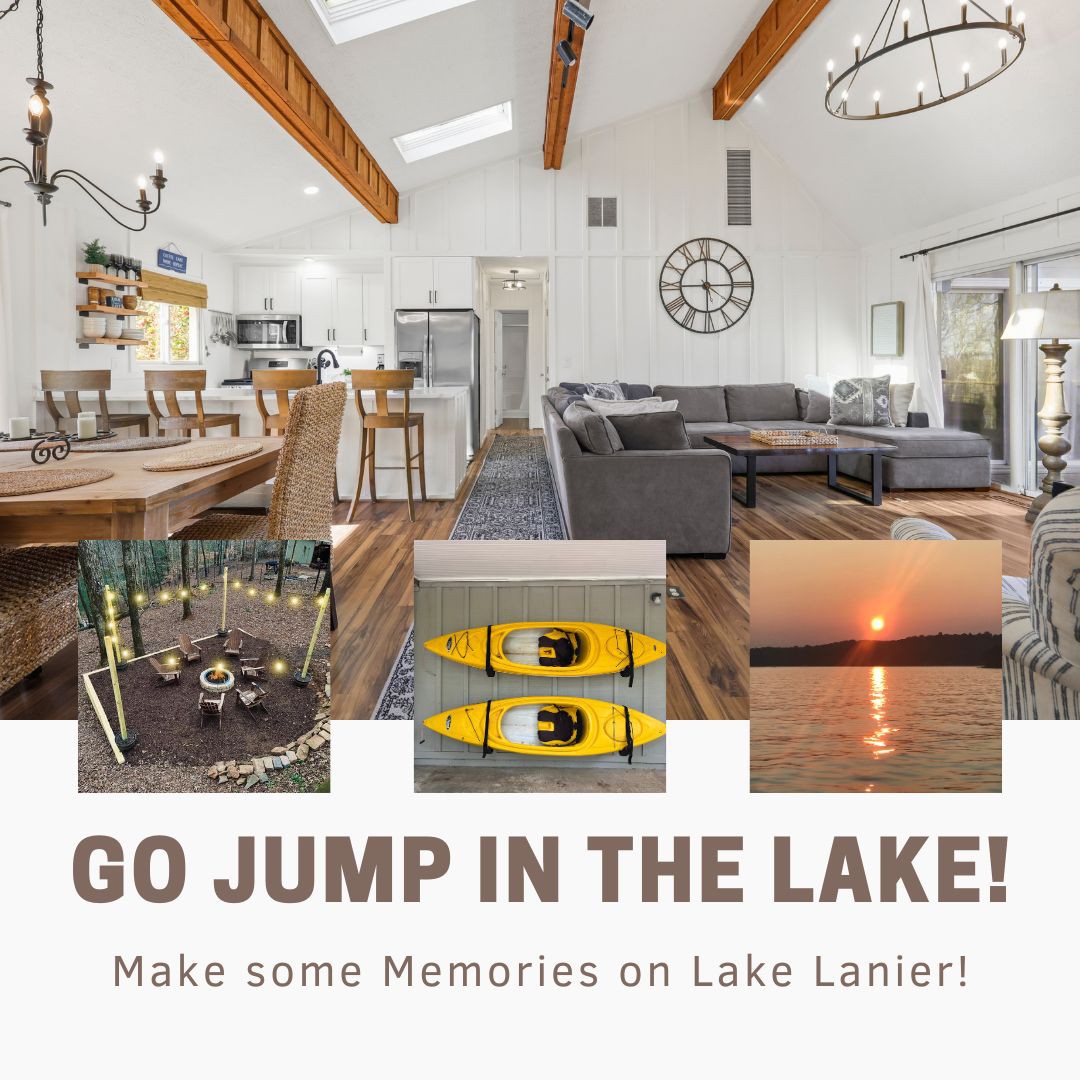 Lanier Cove House 🚤 Waterfront Lakehouse with Dock