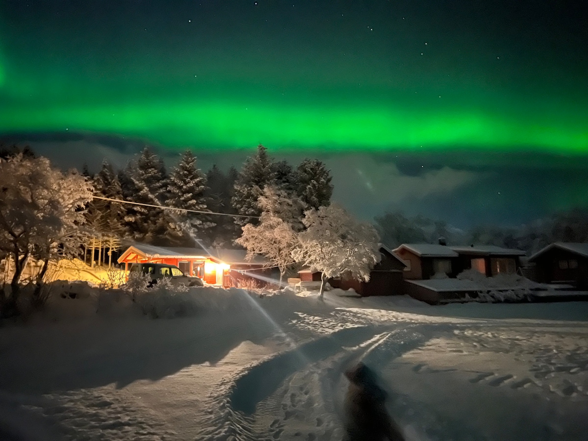 位于罗弗敦（ Lofoten ）中部令人惊叹的海滨小屋