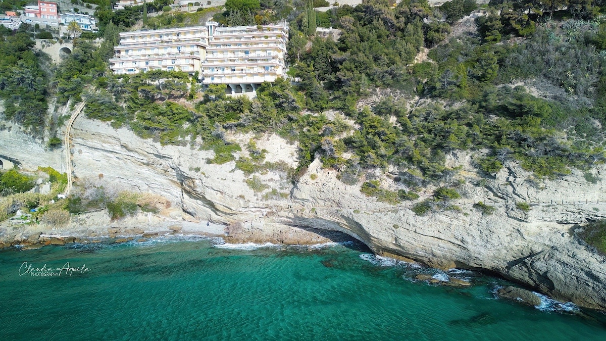 迷人的海滨海景观海景