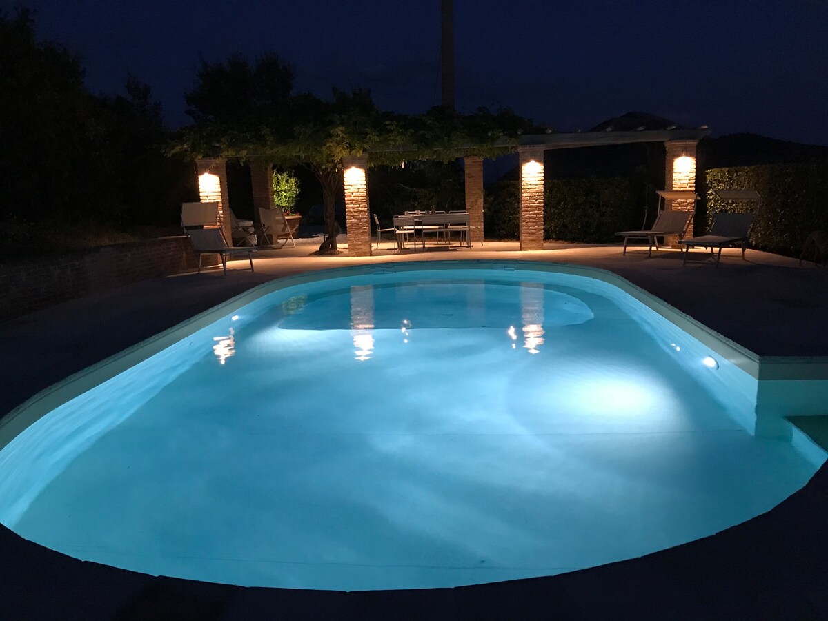 Relax in our idyllic farmhouse with private pool