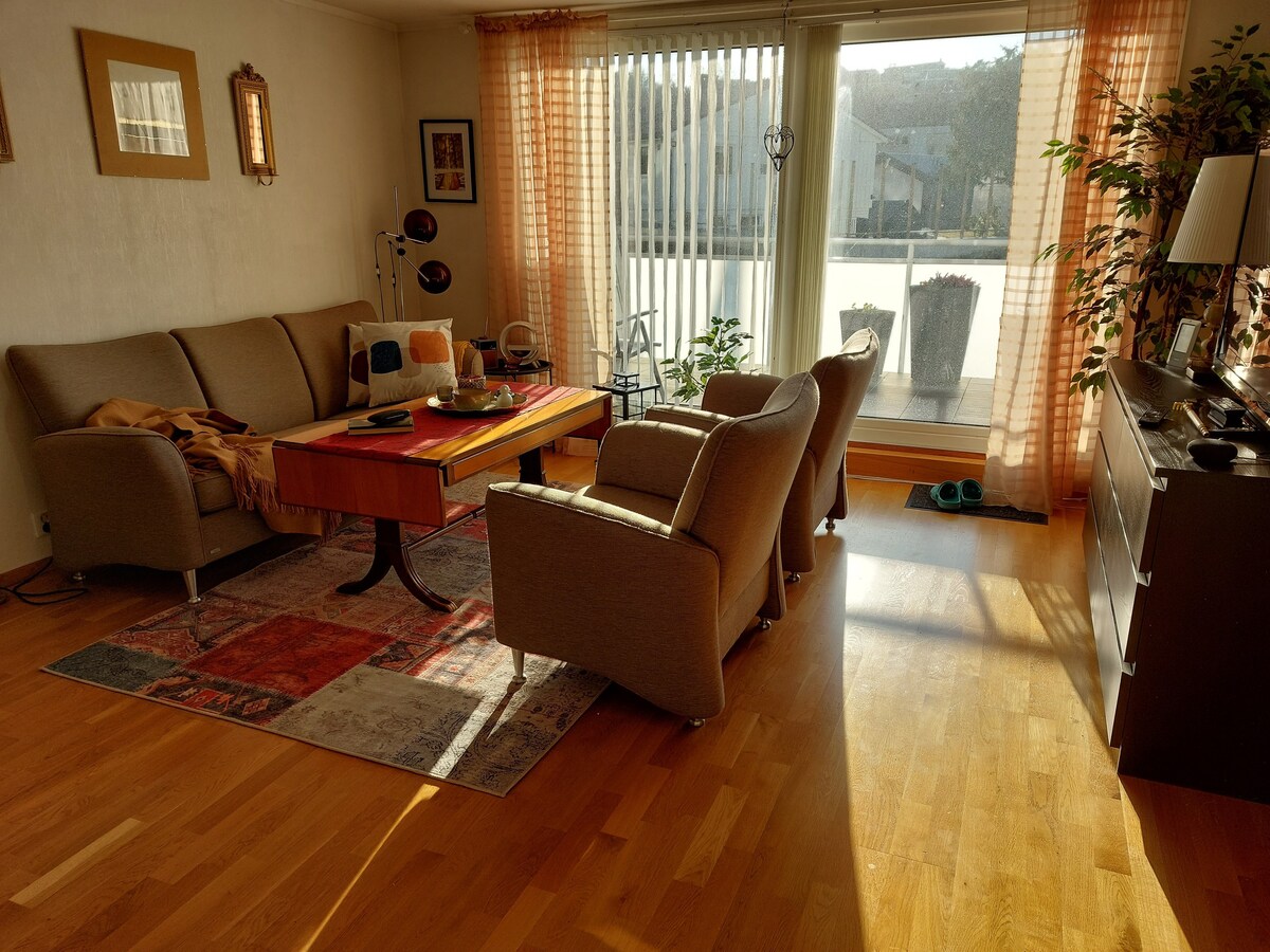 To-roms leilighet i Åsane, fri  parkering