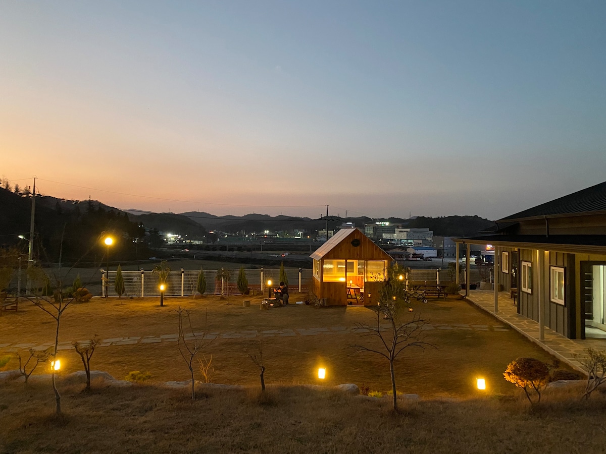 爸爸花园（私人住宅）距离Boseong站2分钟私人住宿，靠近绿茶场