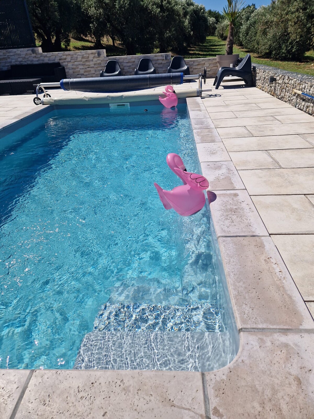 Villa climatisée avec piscine privée