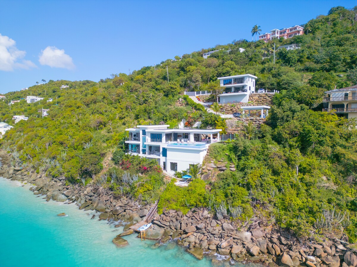 Caribbean Paradise - Magens Bay beachfront villa