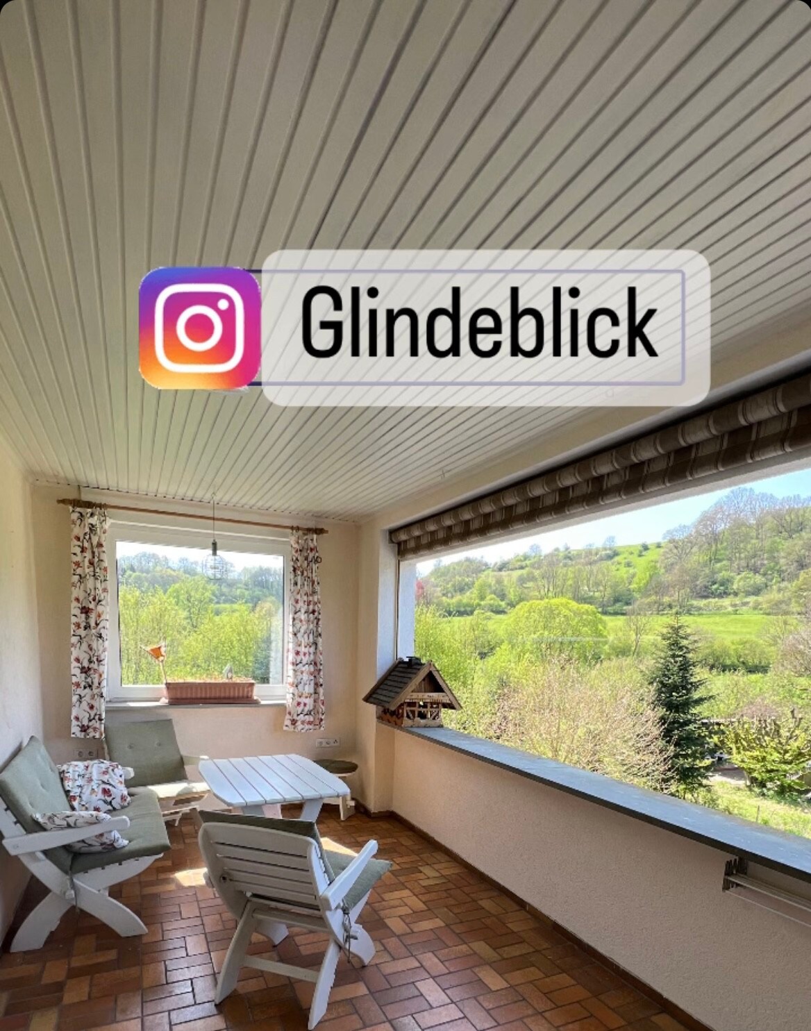 Ferienwohnung mit Garten u Balkon Panoramablick