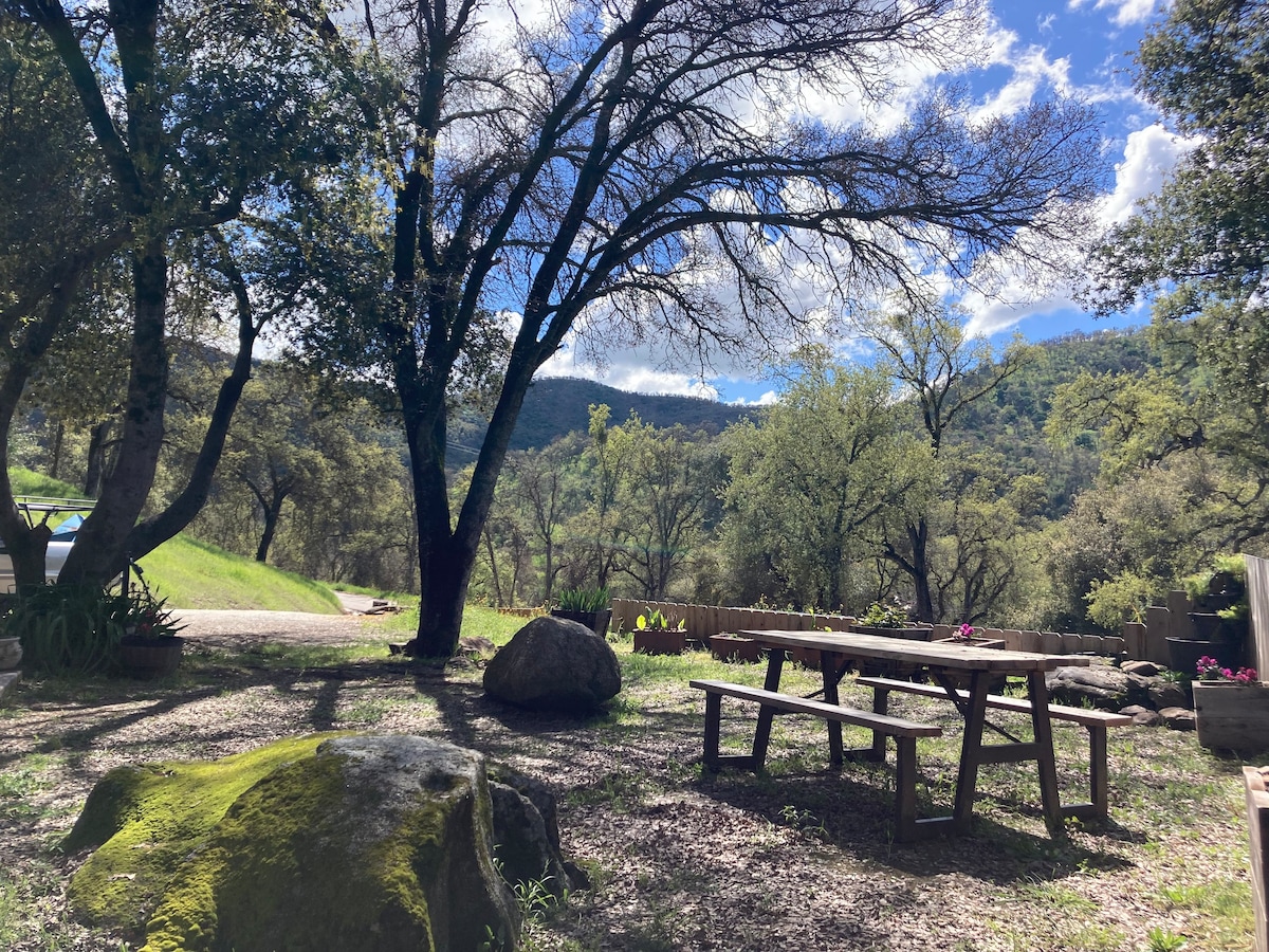 国王峡谷（ Kings Canyon NP ）附近的2人小屋：电动车收费