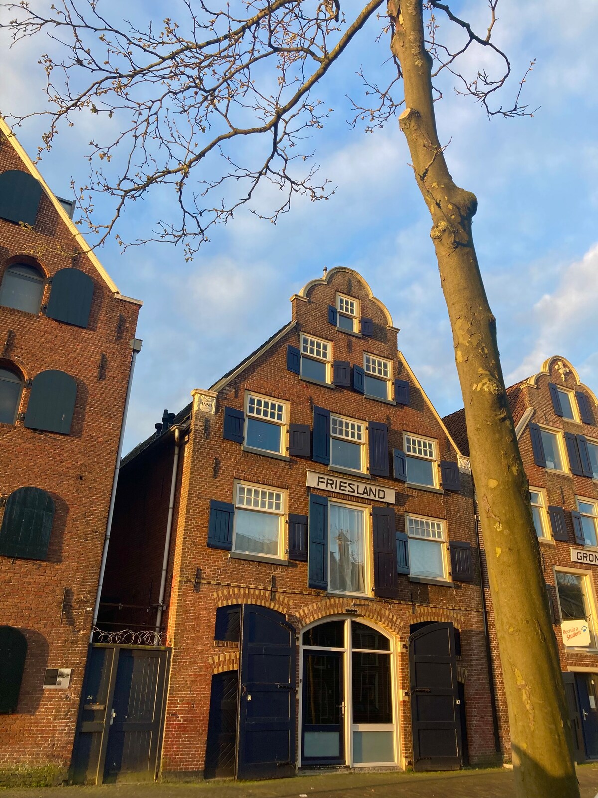 Gezellig appartement in Pakhuis Friesland centrum