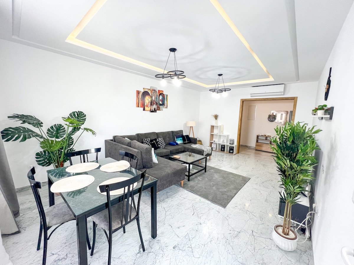 Amazing 2-bedroom flat in the heart of Tunis