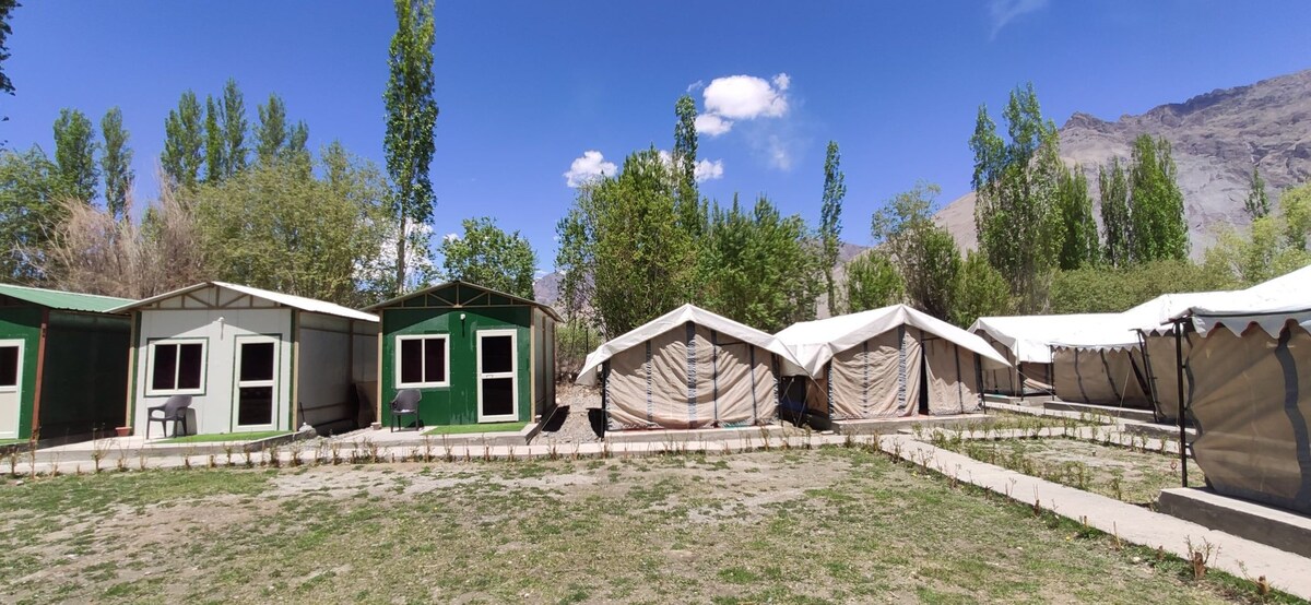 West valley camp and huts