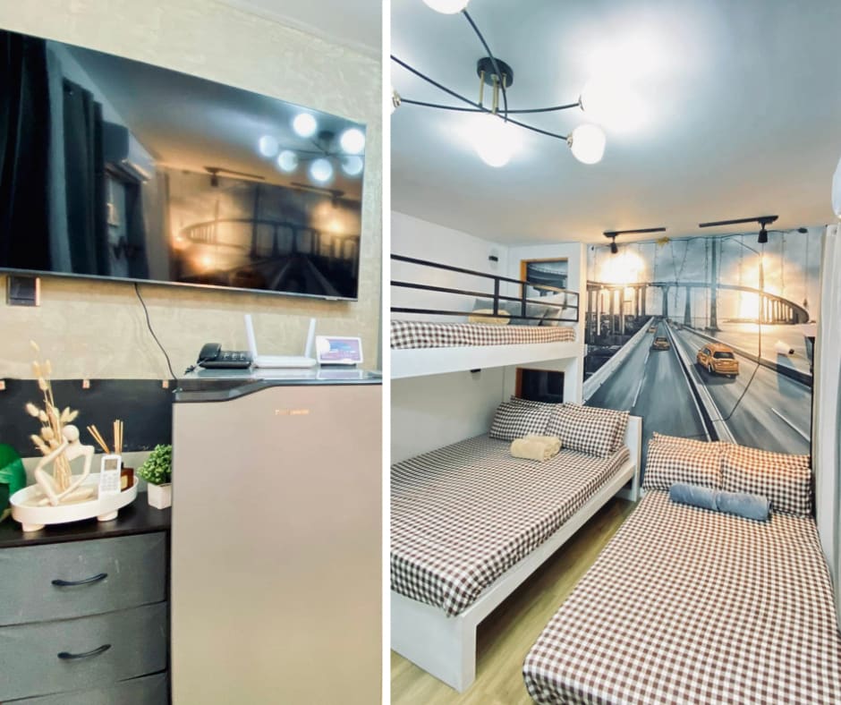 Antara公寓标准双人床|办公桌|阳台|热水淋浴！