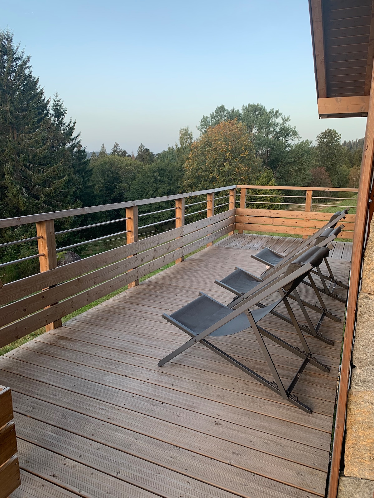 Chalet avec vue panoramique