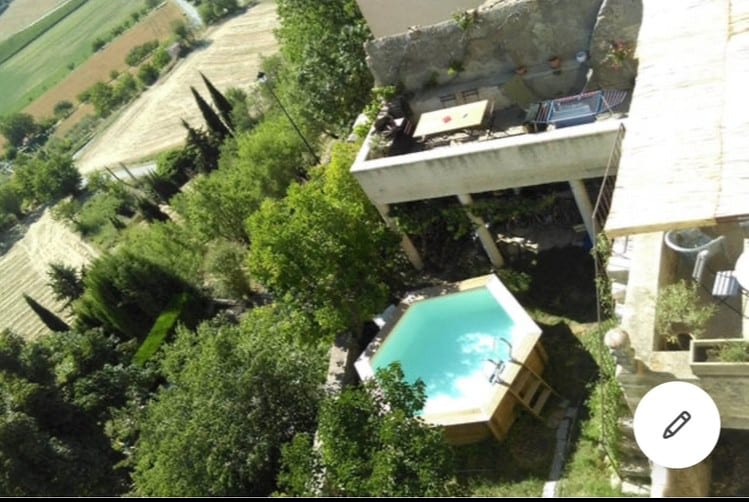 Maison superbe vue sur Lubéron spa petite piscine