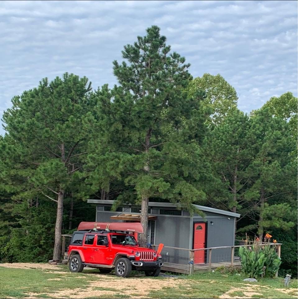 The Ridge Adventure Center hot tub sunset & stars