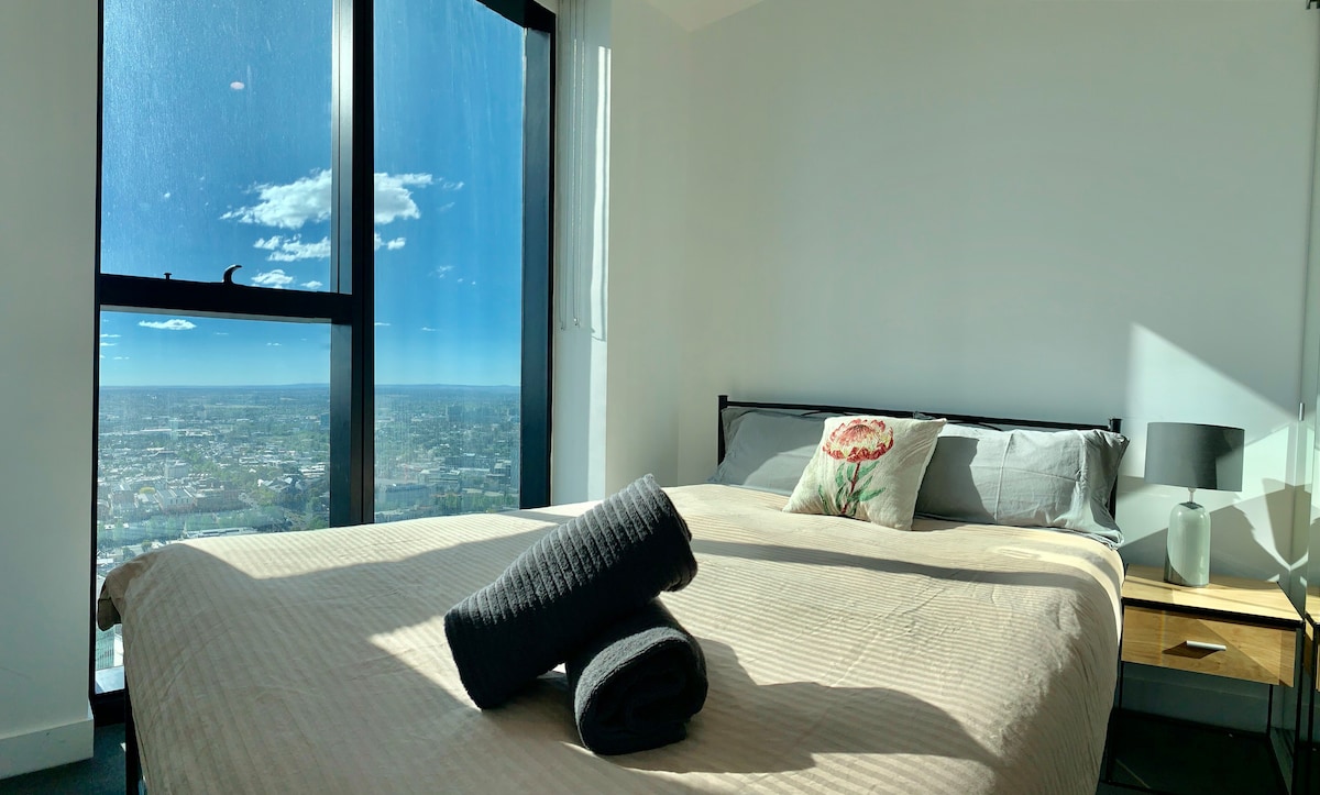 38thLevel: MELB 2BR apartment stunning ctview 6pax