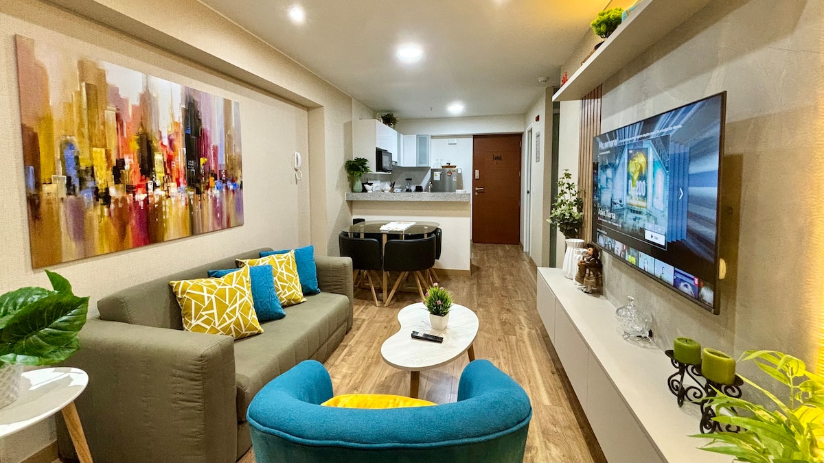 舒适、现代化的中心公寓，设备齐全