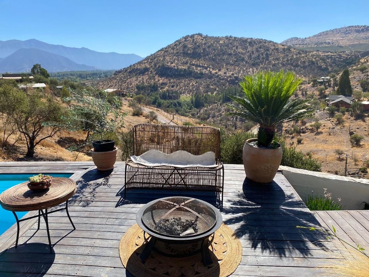 hermosa casa para descanso con piscina y hot tubs