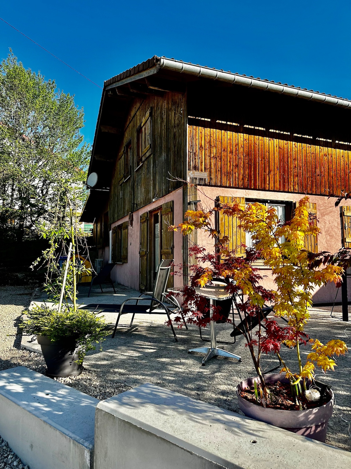 La Dryade chalet dans le Jura.