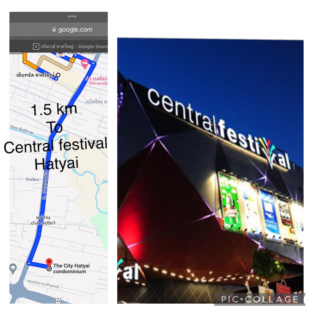 501B #1km to central festival #5 km to lee garden