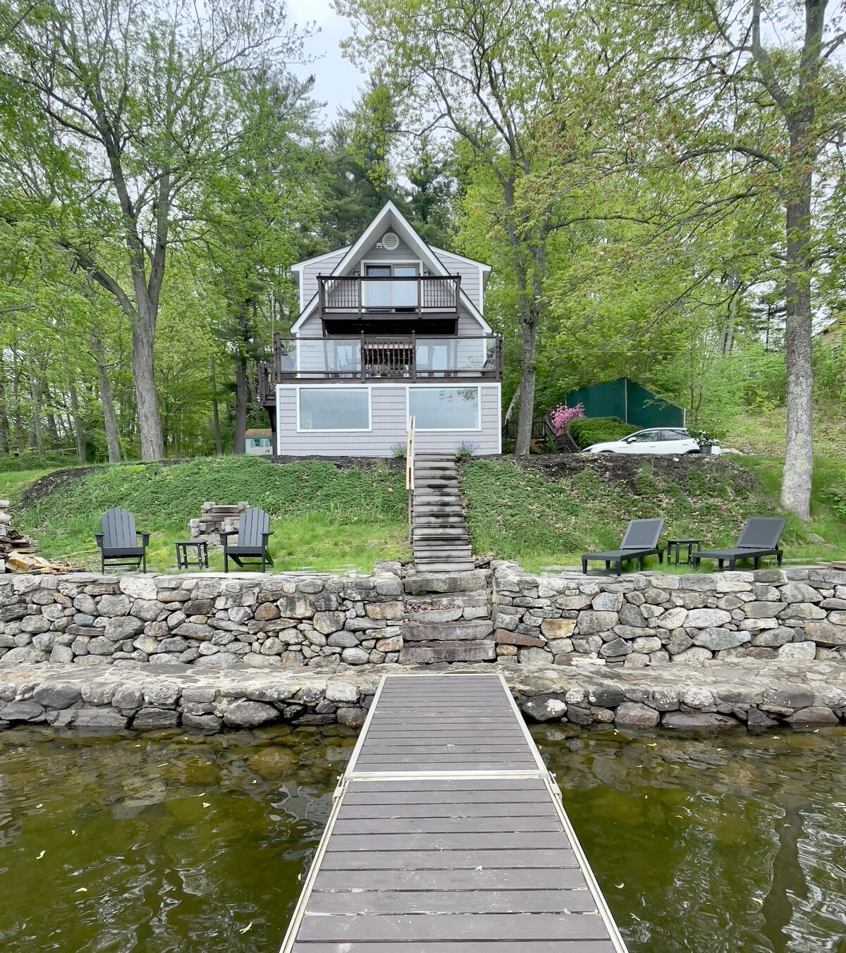 New! Private Dock! The Maine Oasis-Lux On the Lake