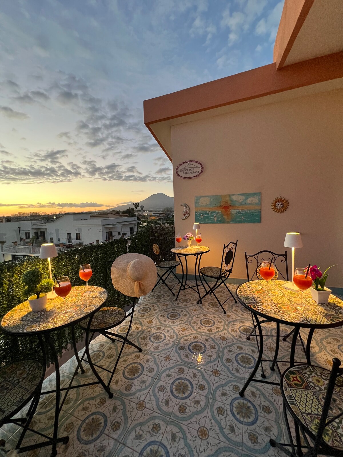 Pompei, Appartamento Con Terrazza & Vista Vesuvio