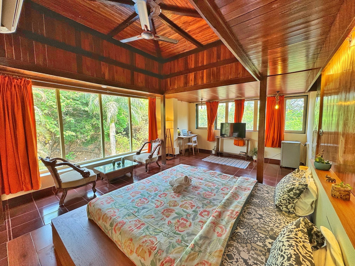 森林景观主小屋