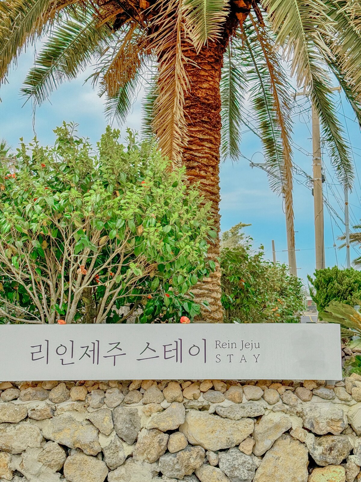 Riin Jeju家庭房/位于Sagye海滩前面的私人住宅，带露台，您可以在那里欣赏三邦山（ Sanbangsan Mountain ）/济州立（ Riin Jeju ）最受欢迎的房间