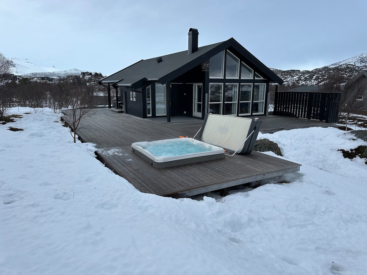 Moderne hytte Vestfjord Panorama