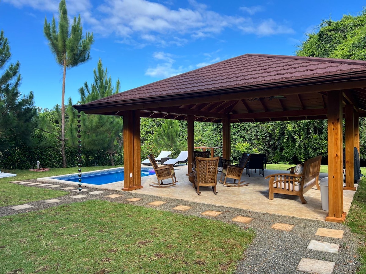 Private heated pool In BuenaVista,Jarabacoa