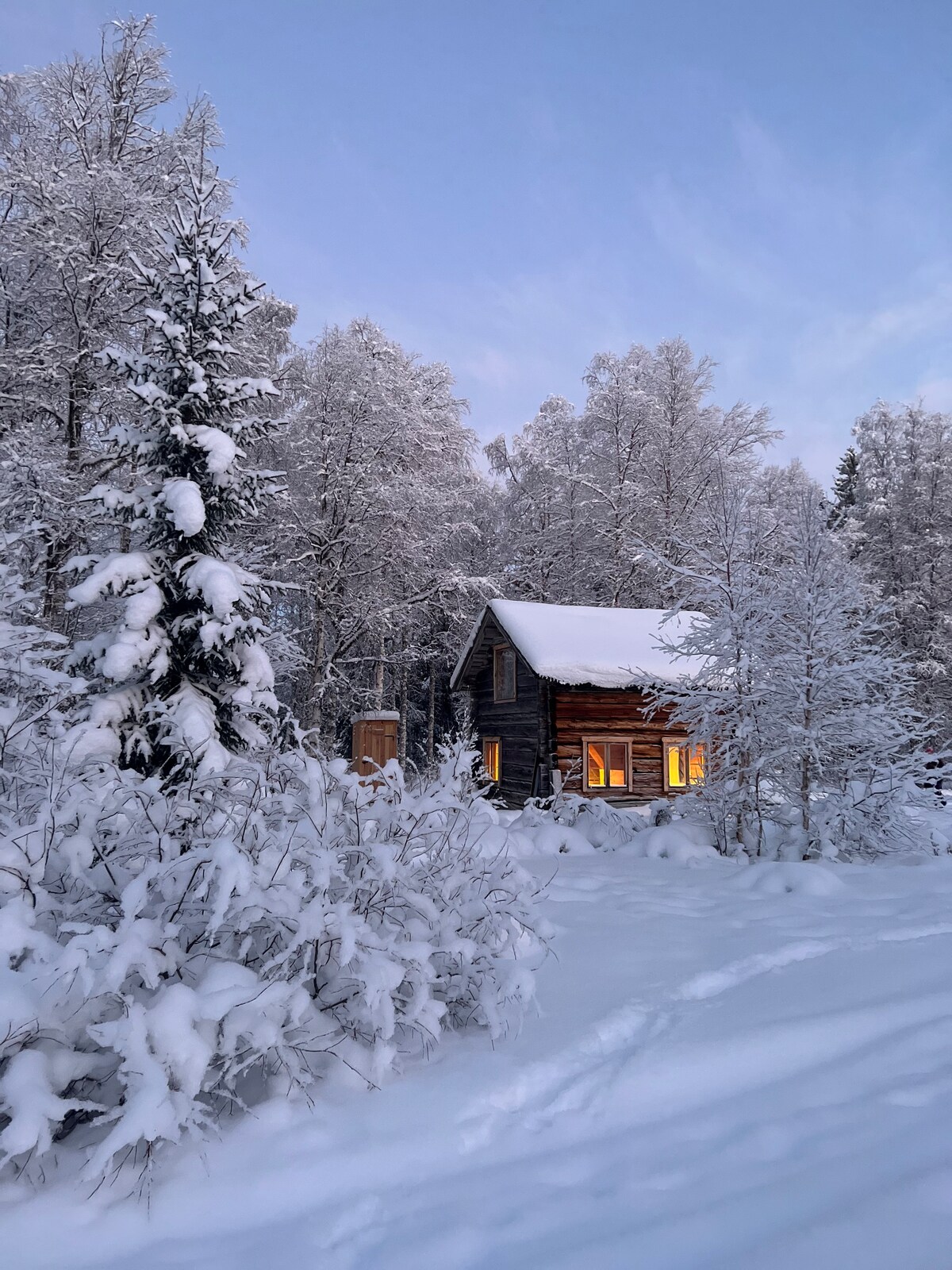 Lapland Adventures Blockhütte