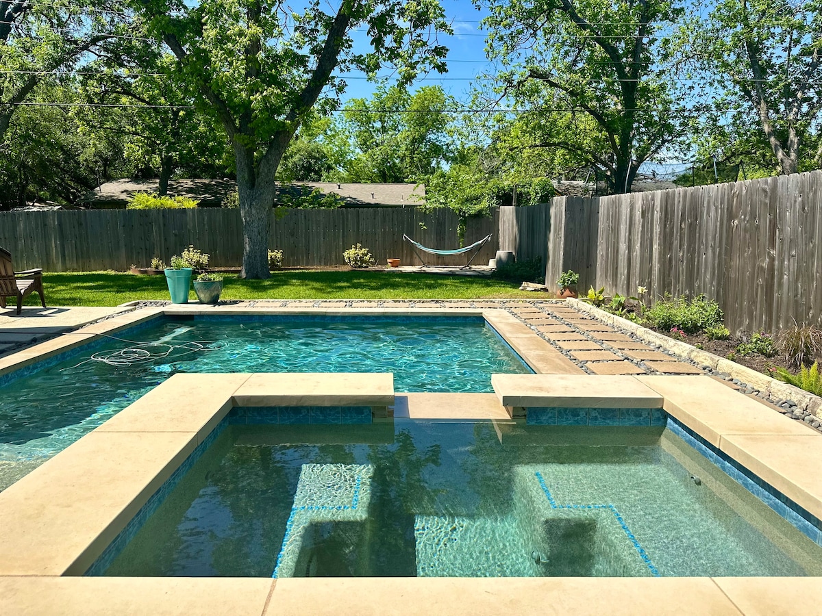 Central Austin Poolside Retreat