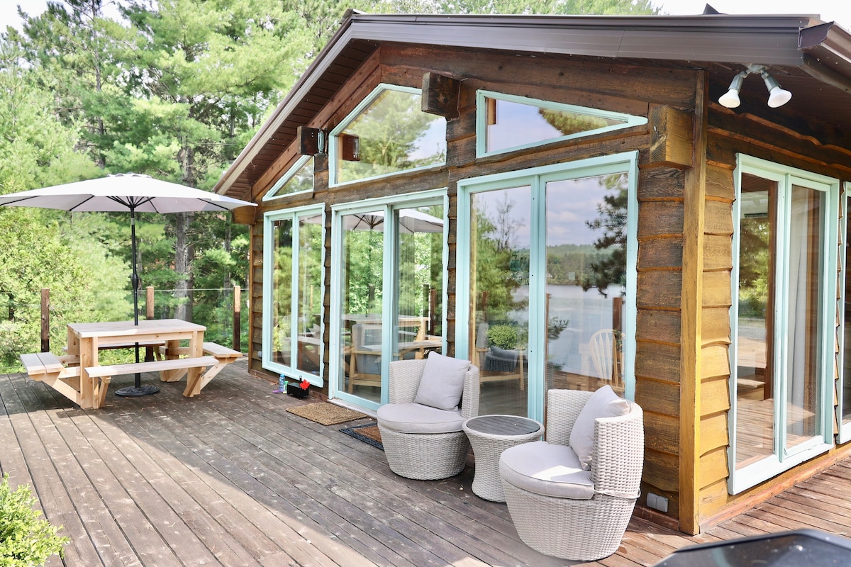 Family lake house on Round Lake.