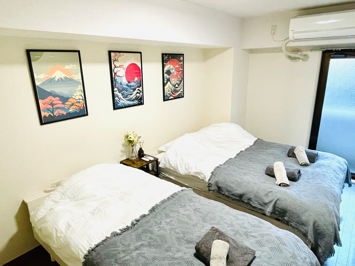 【Longstay】Yokohama Area/4ppl/Wi-Fi/Check-in 2:00pm